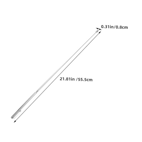 Yardenfun 2個不錆鋼製携帯式ダウジングロッド 軽量耐久検出棒 伸縮可能アウトドア用風水探査ツール キャンプや野外活動にな快適グリップ設計