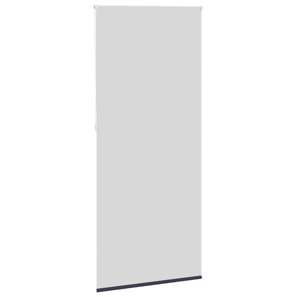 Roleta zaciemniająca 124,4 x 230 cm, granatowa | Poliester z powłoką odblaskową, całkowite blokowanie światła, montaż na ścianie lub suficie, łańcuch boczny z lewej lub