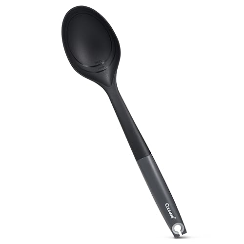 Culinare Cooking Spoon Non Stick Serving Spoon with Built in ml Measurement Markings Ideal for Stirring and Mixing Dishwasher Safe