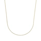 Amor Collier Edelstahl Unisex Damen Herren Halsschmuck, 50 cm, Gold, Kommt in Schmuck Geschenk Box, 2037367