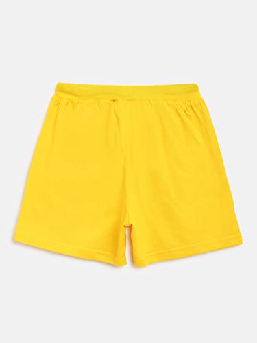 Image of Li'l Tomatoes Girls 100% Cotton Combo Shorts Pack of 2 | Soft & Breathable Summer Shorts | Elastic Waist Casual Wear | 2-14 Years
