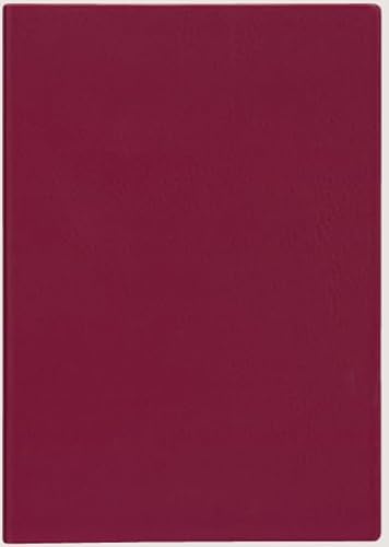 生産性出版　２０２４年　マンスリー　Ｂ５月間ブロック薄型・日曜始まり　ワインレッド　Ｎｏ．５２３　（２０２３年１２月始まり）