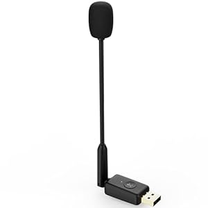 Mini USB Microphone for Laptop and Desktop Computer, cardioid Condenser Mic with Gooseneck & Mute Button, Compatible with PC and Mac, Plug & Play, Ideal for Remote Work, Online Class，video conference