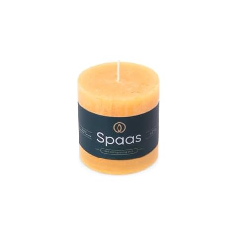 Spaas Rustic Pillar Candle 70/70 mm, Sand Cover