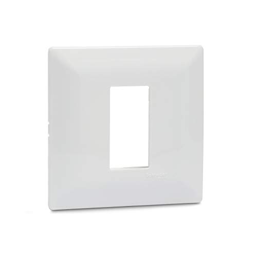 Image of Schneider Electric Livia Plastic 3 Module Grid and 3 Module Cover Frame (White)