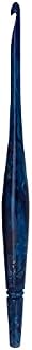 Ommi Ergonomic Handle Crochet Hooks | Handcrafted 7 Crochet Hook | Knitting Needle, Craft Yarn Weave | Best Gift! (Blue, 8 mm)