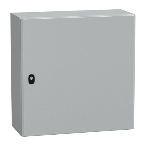 Image of Schneider NSYS3D6625 Spacial S3D Full Door without Mounting Plate H600 x W600 x D250.IP66 IK10 RAL7035, Black