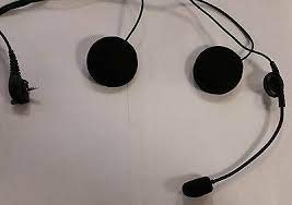 Auriculares de casco para motos compatibles con walkies Yaesu VX-424