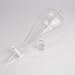 StonyLab PTFE Stopcock Separatory Funnel 2L, Borosilicate Glass Heavy Wall Conical Pear-Shaped Separation Funnel with 24/29 Joint