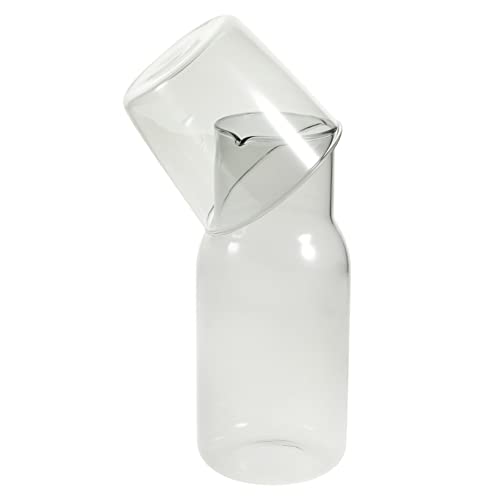 Zerodeko vaso de vidrio gris transparente para beber