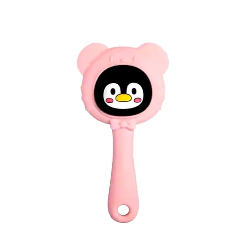 Image of THE LITTLE LOOKERS Teether for Baby | Musical Rattle Teethers for 3 to 24 Months | Silicone Rattle Teether | BPA-Free for Easy Teething | Jhunjuna, Baby Feeding Toys (Pink)
