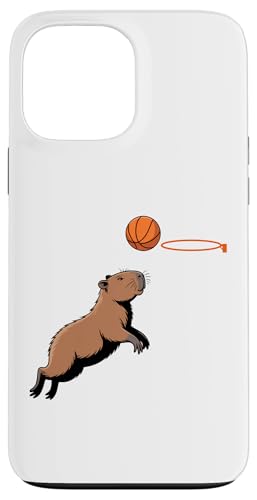 Capybara Playing Sports Wild Animal Rodents Basketball �X�}�z�P�[�X iPhone 13 Pro Max �p