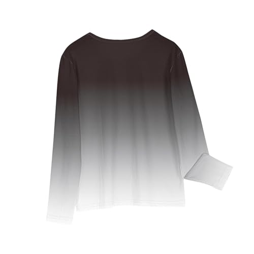 Girls Long Sleeve T-Shirts Gradient Graphic Tees Shirts Cotton Fall Tops Casual Round Neck Tshirts4