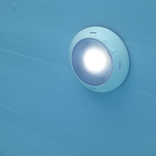 Proyector Led Blanco Gre PLWPB de 16 W para piscinas elevadas de madera 4