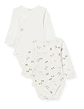 Juego de 2 bodis United Colors of Benetton Set 2 Body 3G9B0B096 Conjunto de Playeras para bebs y Nios pequeos, Bianco 69z, 50 cm Unisex bebé