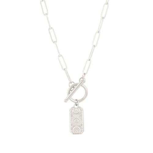Collier Ot Budle Toggle Clasp anti-nœuds chaîne acier durable