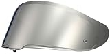 LS2, Visiera per casco moto FF807 CHALLENGER II / FF817 DRAGON, Iridio d'argento