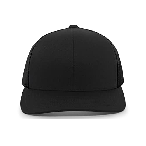Pacific Headwear Snapback Trucker: Stylish Unisex Cap for All-Day Comfort, Black OS - Image 3
