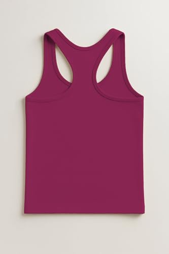 Image of Kurve Premium Girls Seamless Supersoft Wide Strap Comfortable Racerback Tank (Made with Love in The USA)