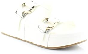 Dolce Vita Women's Cici Slide Sandal, White Stella, 6.5 | Image 3