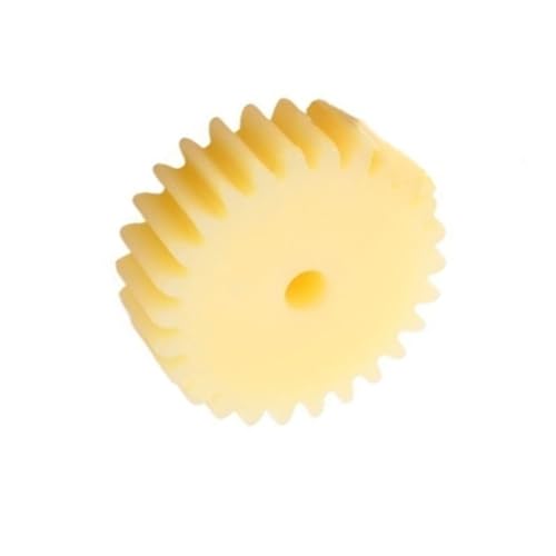 Cylindrical Drive 1pcs Nylon Straight Teeth Gear 2 Module Cylindrical Flat Gear 2M 16T 18T 20T 22T 25T 27 Teeth Spur Gear 8mm Process Hole Rack Machinery(27T)