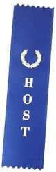 Amazon.com: Host (Blue) Award Ribbons (Pinked, No Card & String)