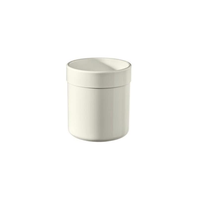 HEWI Becher der Serie 477 mit flachem Boden, Kunststoffbecher rund, freistehend, weiß, 80x73 mm - 477.04.020 99