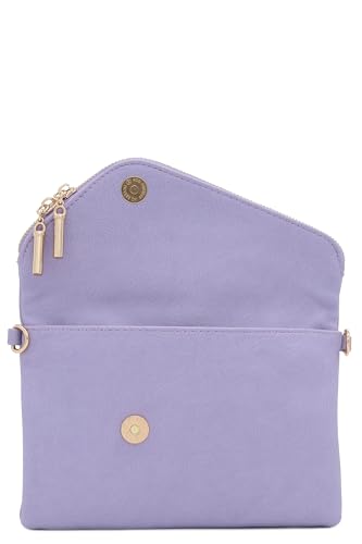 Image of FashionPuzzle Envelope Wristlet Clutch Crossbody Bag with Chain Strap