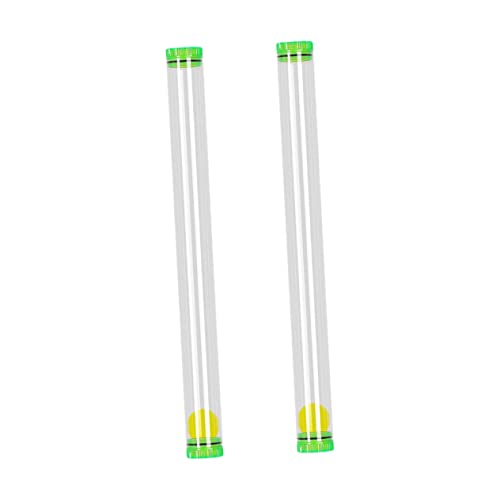 Abaodam 2Pcs Fishing Floats Storage Tube Transparent Containers with Built Spacer for Outdoor Fishing Lightweight and Convenient Fishing Holders Protects and Organizes