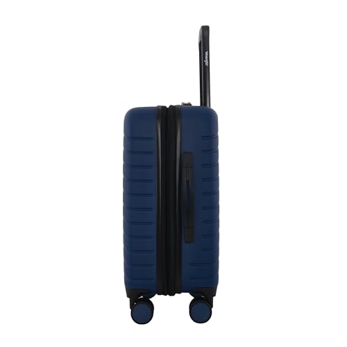Image of Wrangler Trunk Spinner Suitcase Set, Poseidon Blue, 2 Luggage & 2 Packing Cubes