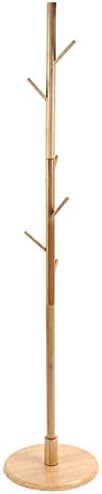 Miniatura 2 de coat stand and shoe rack Standing Coat Hanger Coat Rack Enterway Clothes Stand Easy To Assemble Coat Rack Freestanding Bamboo Wood Floor Standing