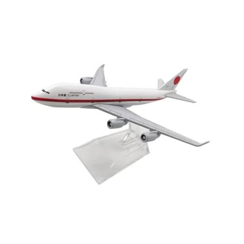 Juguete de colección Boeing 747 metálico de 16cm para regalar a pilotos 2