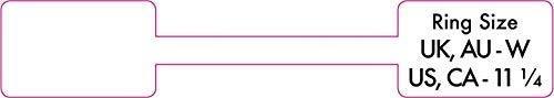 Ring Size Jewellery Price Stickers, 150, UK, AU - W/US, CA - 11 ¼ — image 1