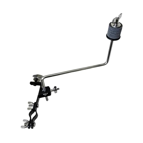Baoblaze soporte para platillo, clamp para hi hat auxiliar, hardware resistente de hierro con clip de expansión miniatura 1