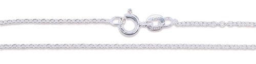 CHOOSE YOUR CLASP Sterling Silver 1.2mm Cable Chain Necklace2