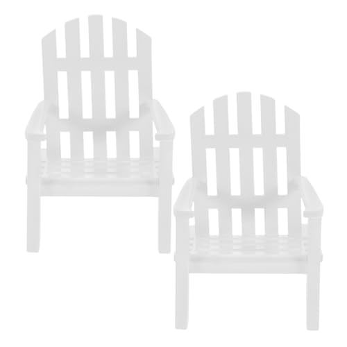 Décoration miniature bois blanc Homoyoyo pour accessoire maison de poupée