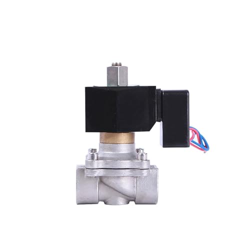 Électrovanne étanche 3/4 inox normalement ouverte pour eau et huile 110V