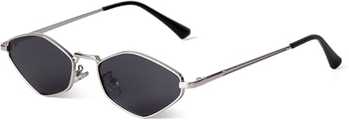 Image of IFLASH Retro Diamond Shape Sunglasses For Men & Women