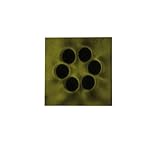 MoSundi Visor de campo para detección de campo magnético, 50 x 50 mm, 25 x 25 mm, 30 x 30 mm, película amarilla, color real y efecto gris, herramienta portátil para educación científica e