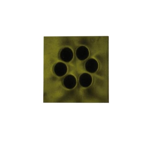 FACAIIO Field Viewer Détecteur de carte à membrane pour visualisation de champ magnétique, effet couleur jaune 50 x 50 mm, 1 pièce