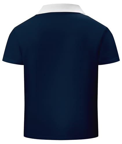 Image of V VALANCH Boys Polo Shirts Short Sleeve Casual Shrits