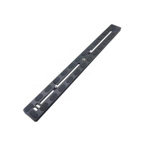 Placa de liberación rápida de 400 mm de aluminio con adaptador para trípode