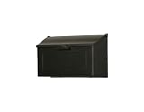 Special Lite Horizon Horizontal Wall Mount Mailbox - Black Aluminum Mailbox for Wall Mount - SHH-1006-BLK