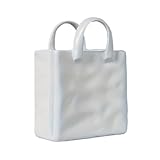 FLCPJGV Grazioso Centrotavola con Vaso Da Borsetta, Elegante Regalo, Ornamento Nordico, Libreria Decorativa per Cucina, Hotel, Soggiorno, 7.7 Cm X 11.2 Cm