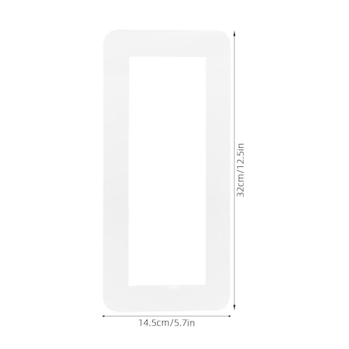 Interruptor de luz tipo 86 con cubierta acrílica de 3 gangas transparente para pared 3