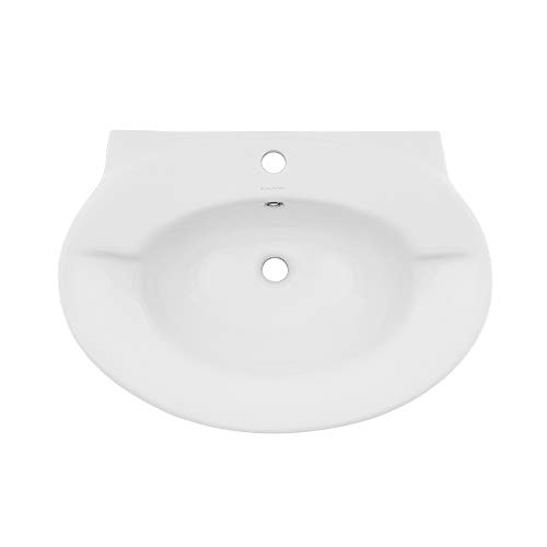 Swiss Madison Well Made Forever Sm-Ps309 Plaisir Pedestal Sink, Glossy White #TOP2