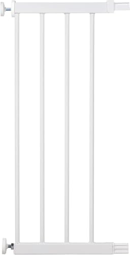 Safety 1st Easy Close Extensión Barrera Metálica 28 cm, Blanco | Sin Taladros, Extensión Valla Seguridad Infantil, Ampliación Barrera Seguridad Escalera, Ajuste a Presión, Fácil de Instalar