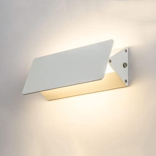 Aplique LED de pared rectangular regulable con iluminación indirecta de aluminio 3