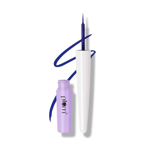Image of Plum Lash Serum Eyeliner | Clinically Proven To Boost Lash Growth | Intensely Pigmented | Matte Finish | Smudge-Proof | 02 Blue-ming