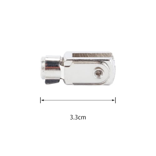 Ausi 4 Stück M6x1-Gewinde, 32 mm Länge, Luftzylinder-Stangenende, Gabelkopf, Gabelende, Jochgelenk mit Feder-Y-Anschluss für elektronische automatische Geräte